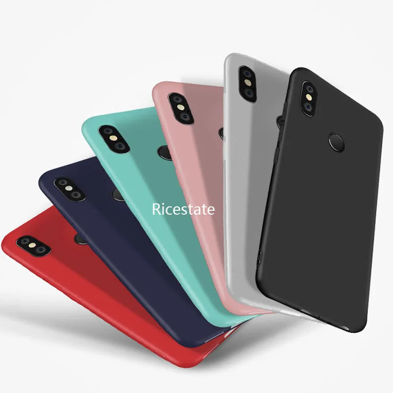Мягкий чехол из ТПУ для Xiaomi Redmi Note 6 Pro глобальная версия тонкая матовая