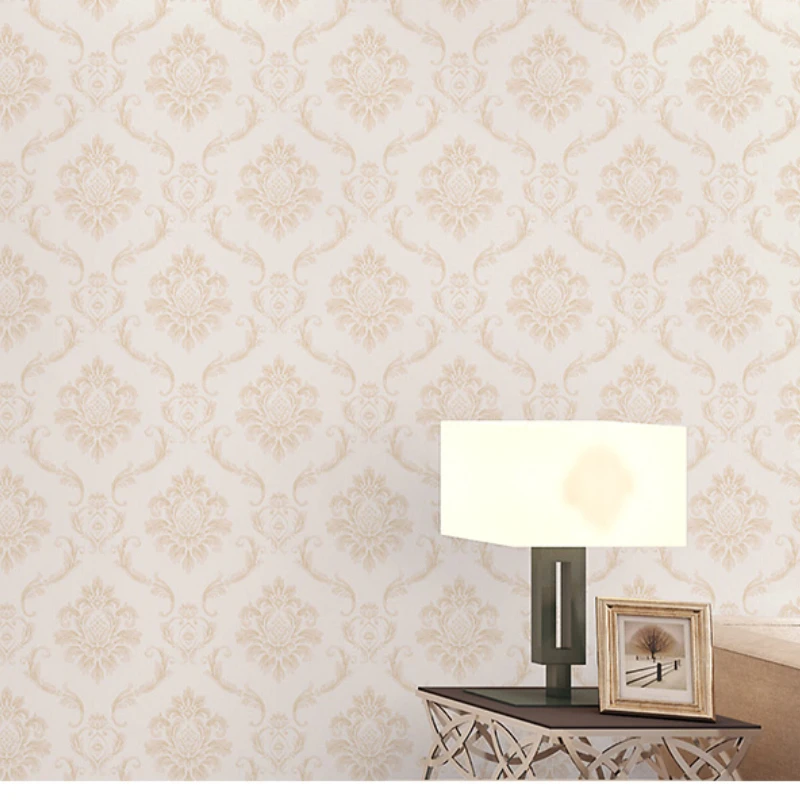 

Non-woven Simple European Living Room Bedroom Wallpaper Restaurant Aisle Hotel Hotel Wallpaper Wallpaper for Bedroom Walls ZS