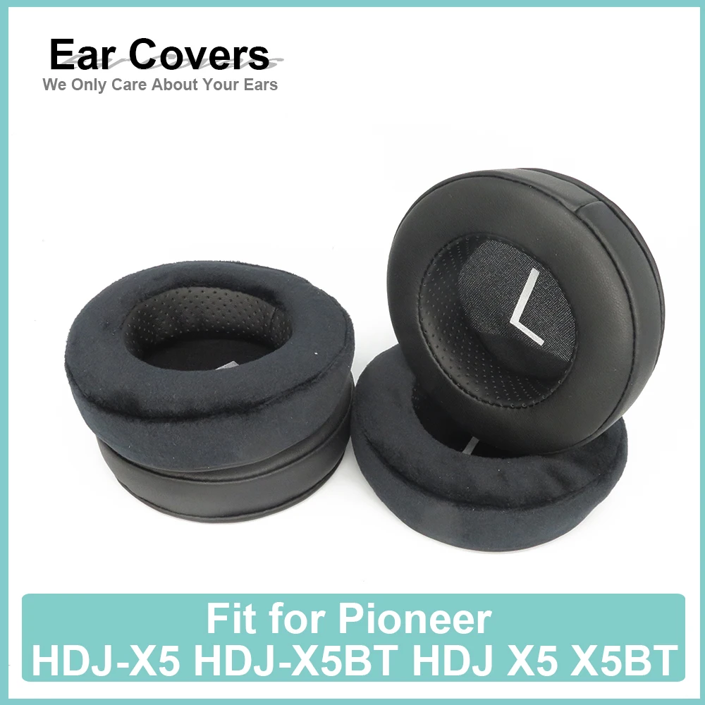 

Earpads For Pioneer HDJ-X5 HDJ-X5BT HDJ X5 X5BT Headphone Earcushions Protein Velour Pads Memory Foam Ear Pads