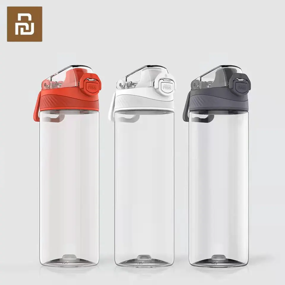 

Youpin Mijia Quange Fitness Bottle Sports Cup Safety Lock Resistance High Temperature for Replenishing Water Outdoor Kettle Girl