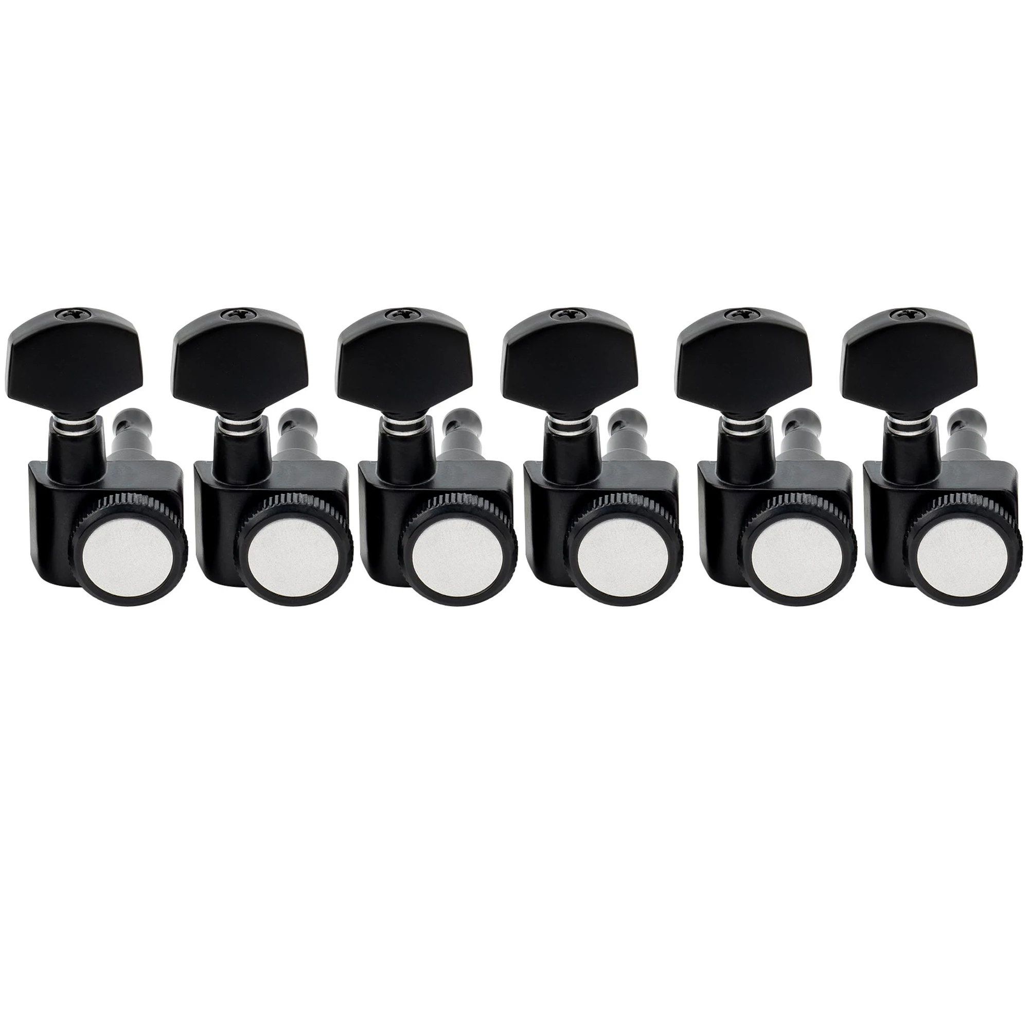 Фото Musiclily Pro R15T 6-штырьковые 2-пиновые фиксируемые колки для гитары, набор колков для гитар Fender ST Tele Style №1