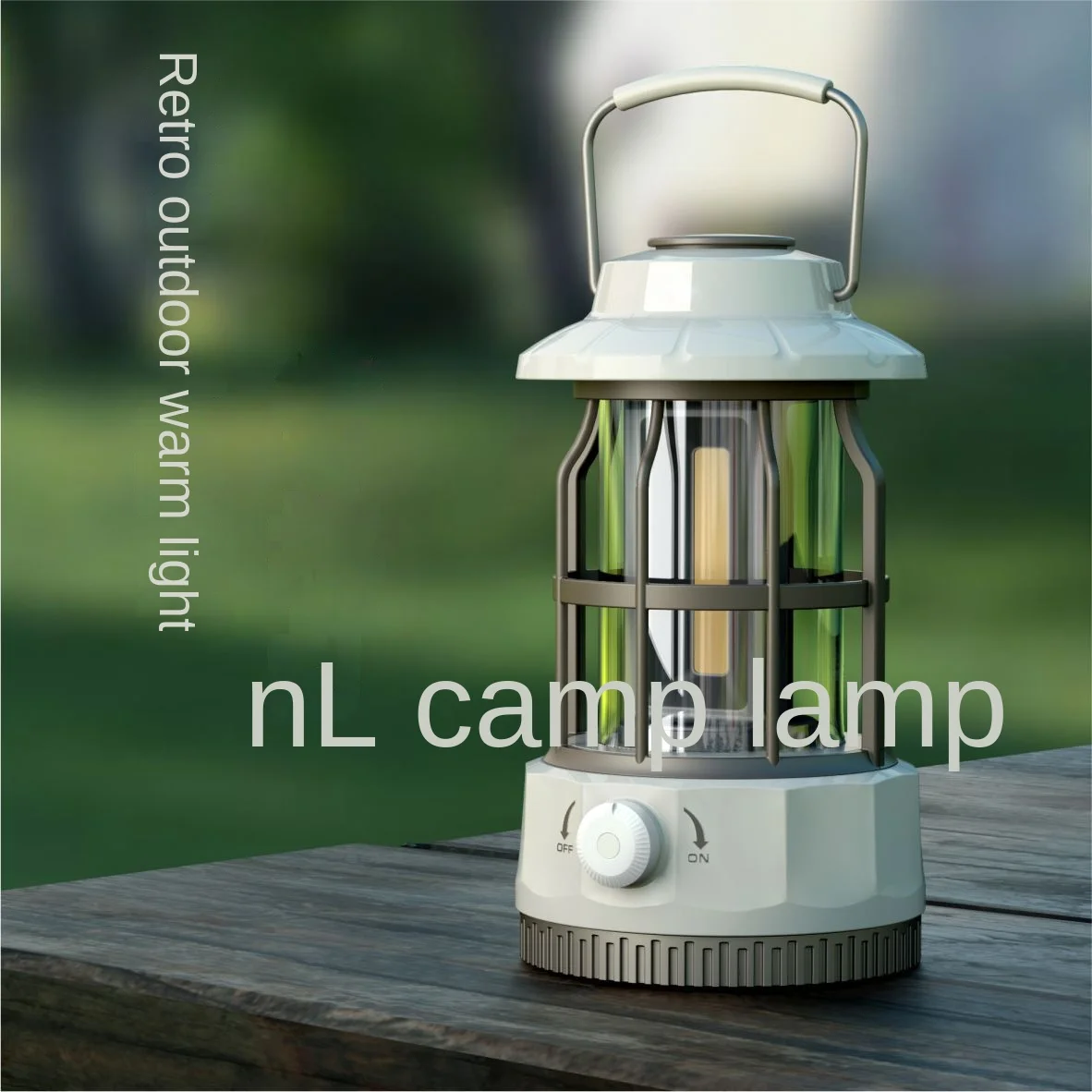 

New Camping Lamp Outdoor Camping Lantern Tent Light Portable Barn Lantern Gift Ningbo Retro Charging Campsite Lamp