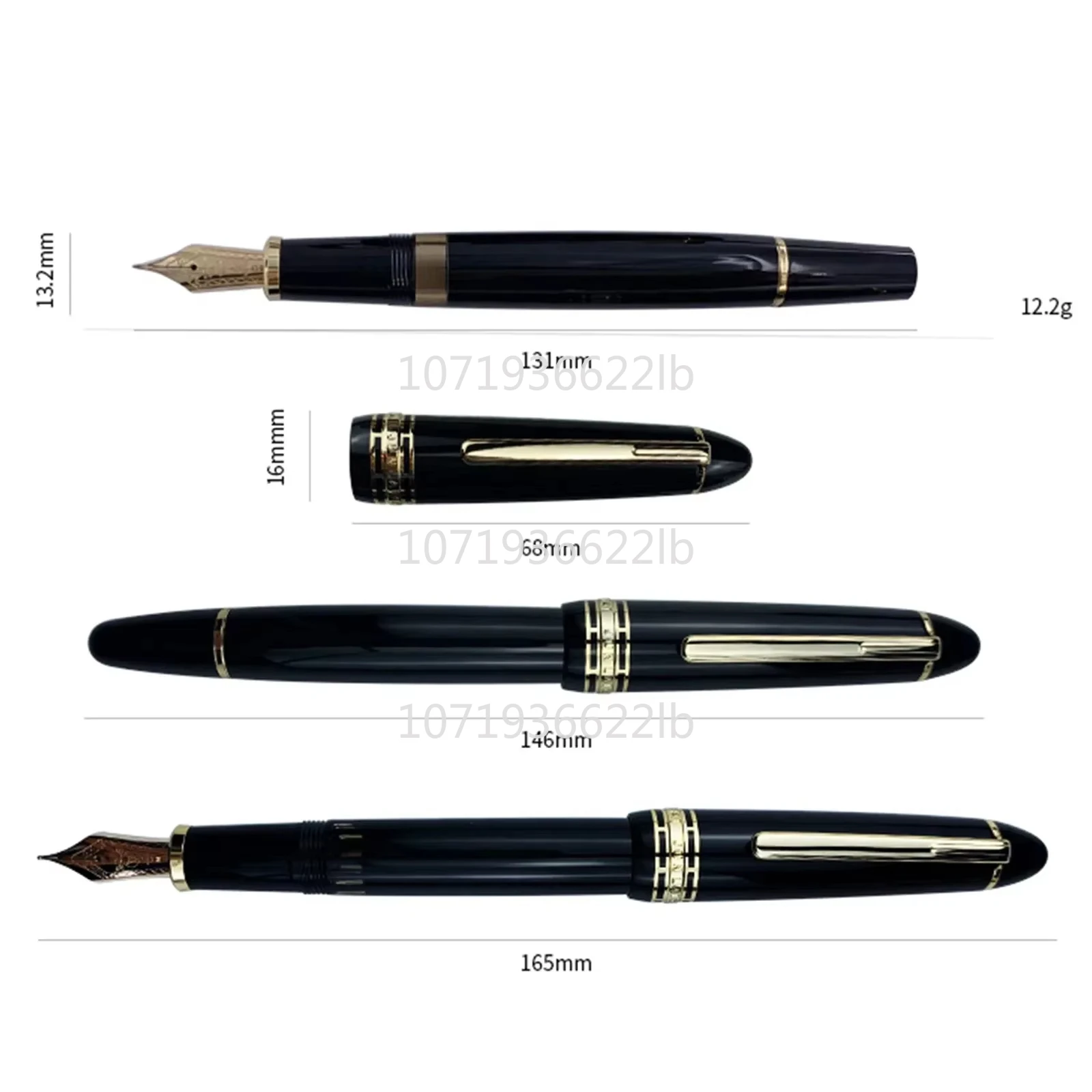 Wingsung/Junlai 629 14-каратное золото Stangard/сердечное перо вакуумный поршень авторучка