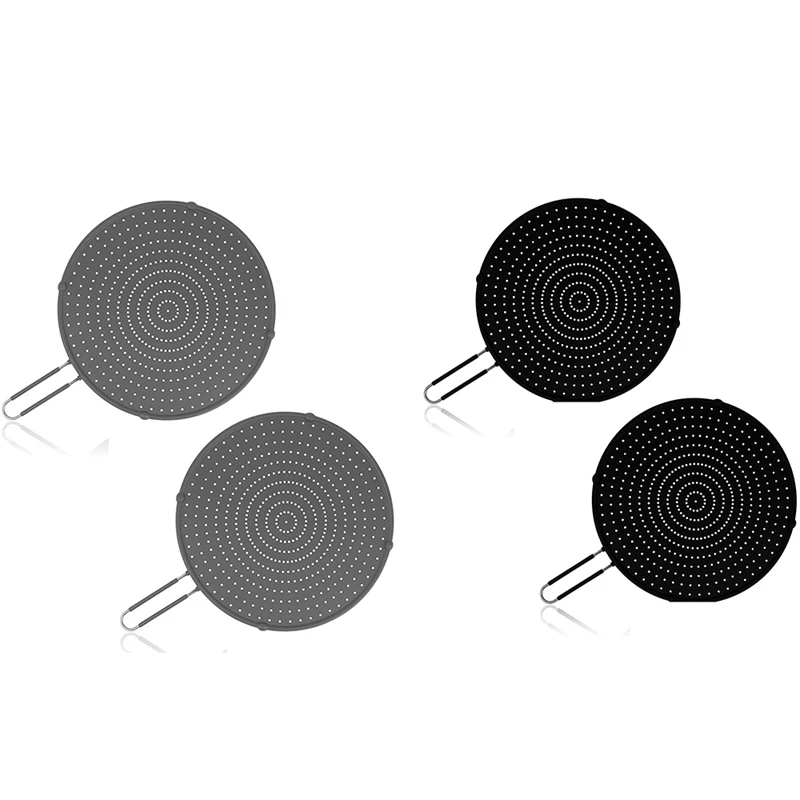 

Silicone Splatter Screen for Frying Pan,Used As Splatter Guard, Strainer Cooling Mat,Non-Stick Splatter Screens