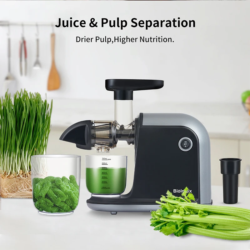 Commercial Household Slow Masticating Auger Juicer Fruit Vegetable Low Speed Juice Extractor Compact Cold Press Juicer Machine