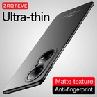 Чехол для телефона, Ультратонкий матовый жесткий чехол для Huawei P50 P40 Pro Plus P20 P30 Lite