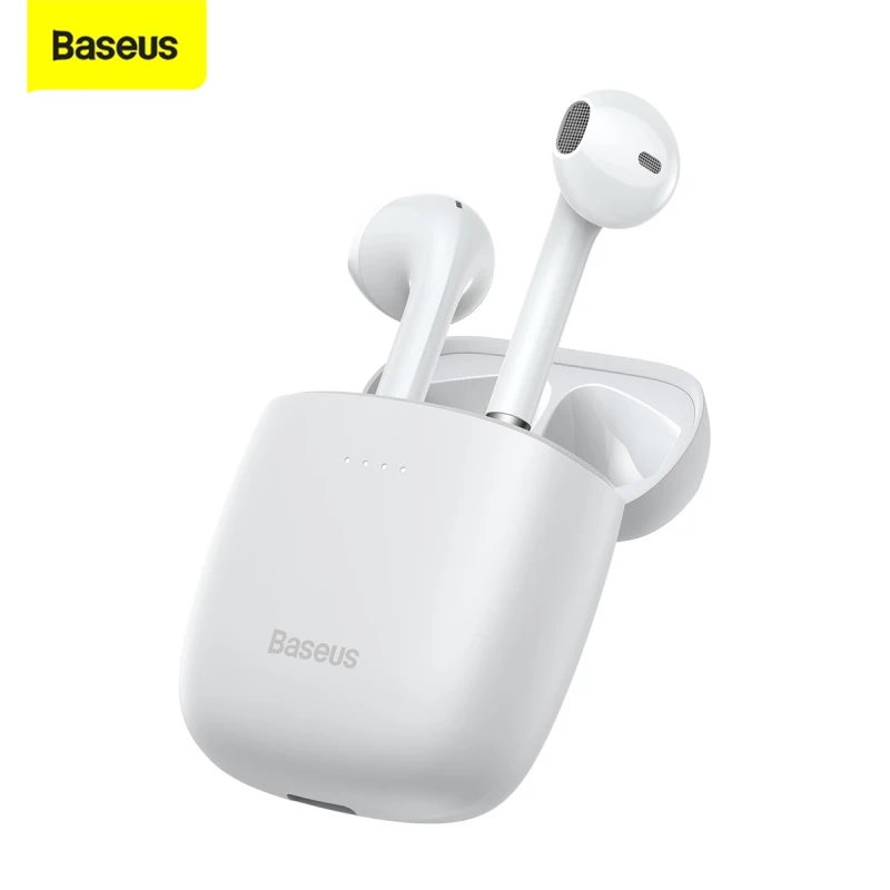 

Baseus W04 Ture Wireless Headphones TWS Bluetooth 5.0 Earphone Noise Reduction Voice Headset Mini True Wireless Earphones