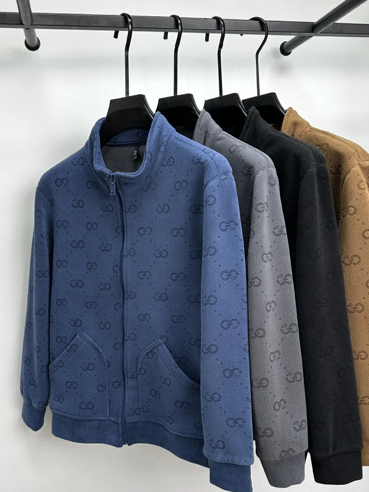 Мужской кардиган из искусственного меха