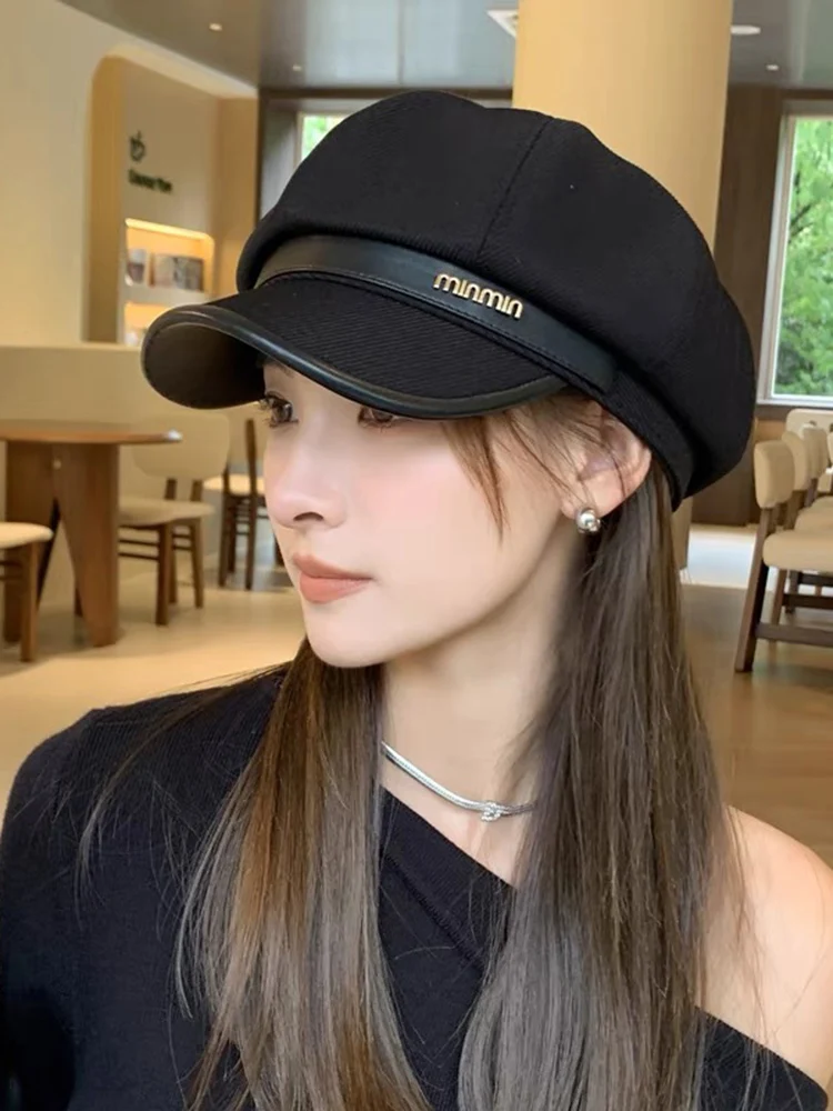 Шляпа женская осенне-зимняя британская ретро интернет-знаменитость