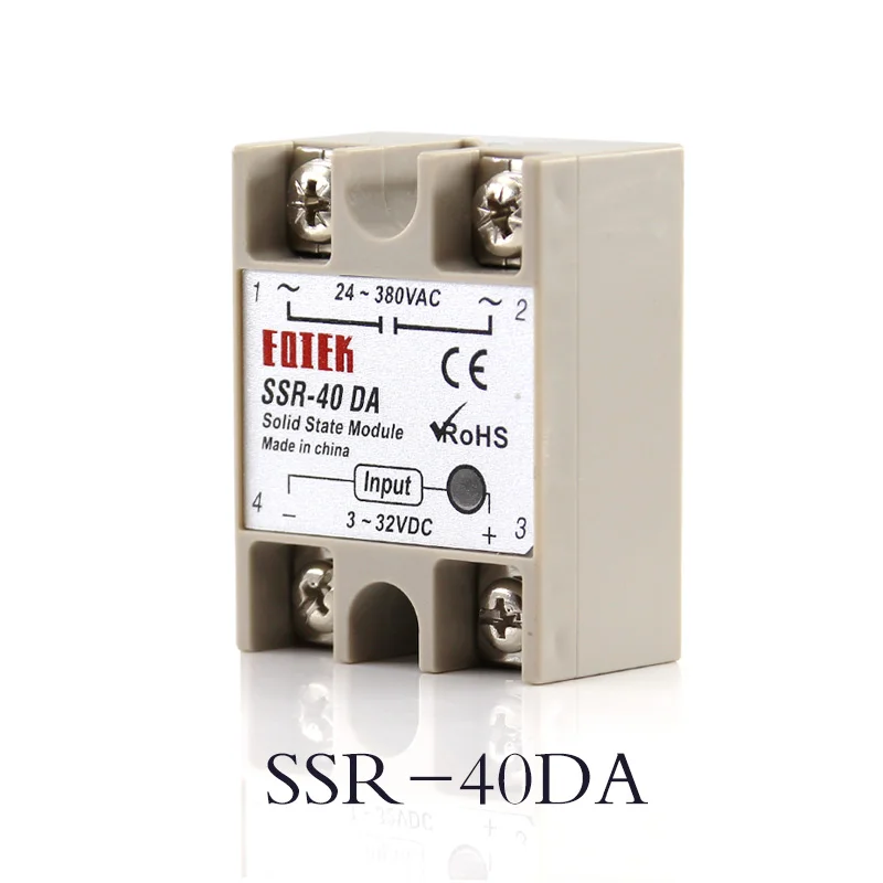 

Реле SSR-10DA/SSR-25DA/SSR-40DA для ПИД-регулирования температуры