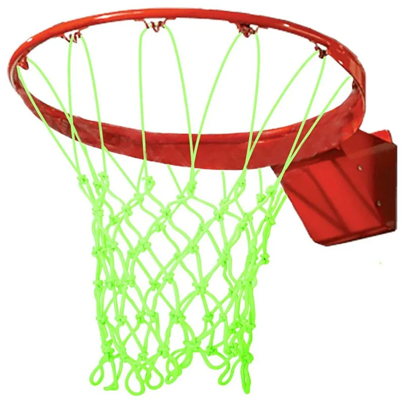 

2022 New Glow in The Dark Basketball Net Heavy Duty Nylon Basketball Net for Outdoor Outdoor School Playground Glow in The Dark