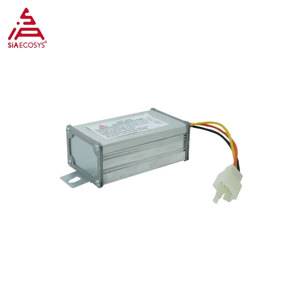 Фото Преобразователь постоянного тока SiAECOSYS 72В/60В/48В в 12В 10А/15А для электромотоциклов/электромобилей №3