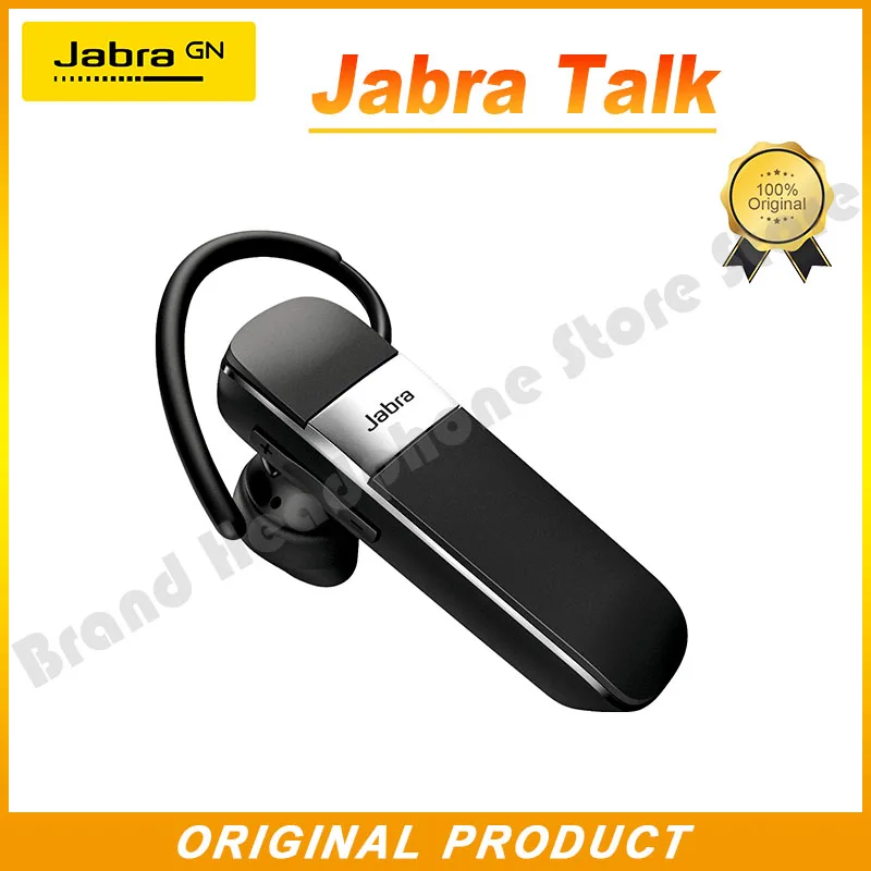 

Genuine Jabra Talk Bluetooth Wireless Headset for HD HandsFree Calls Headphones Mono Earphones with Mic Streaming Multimedia