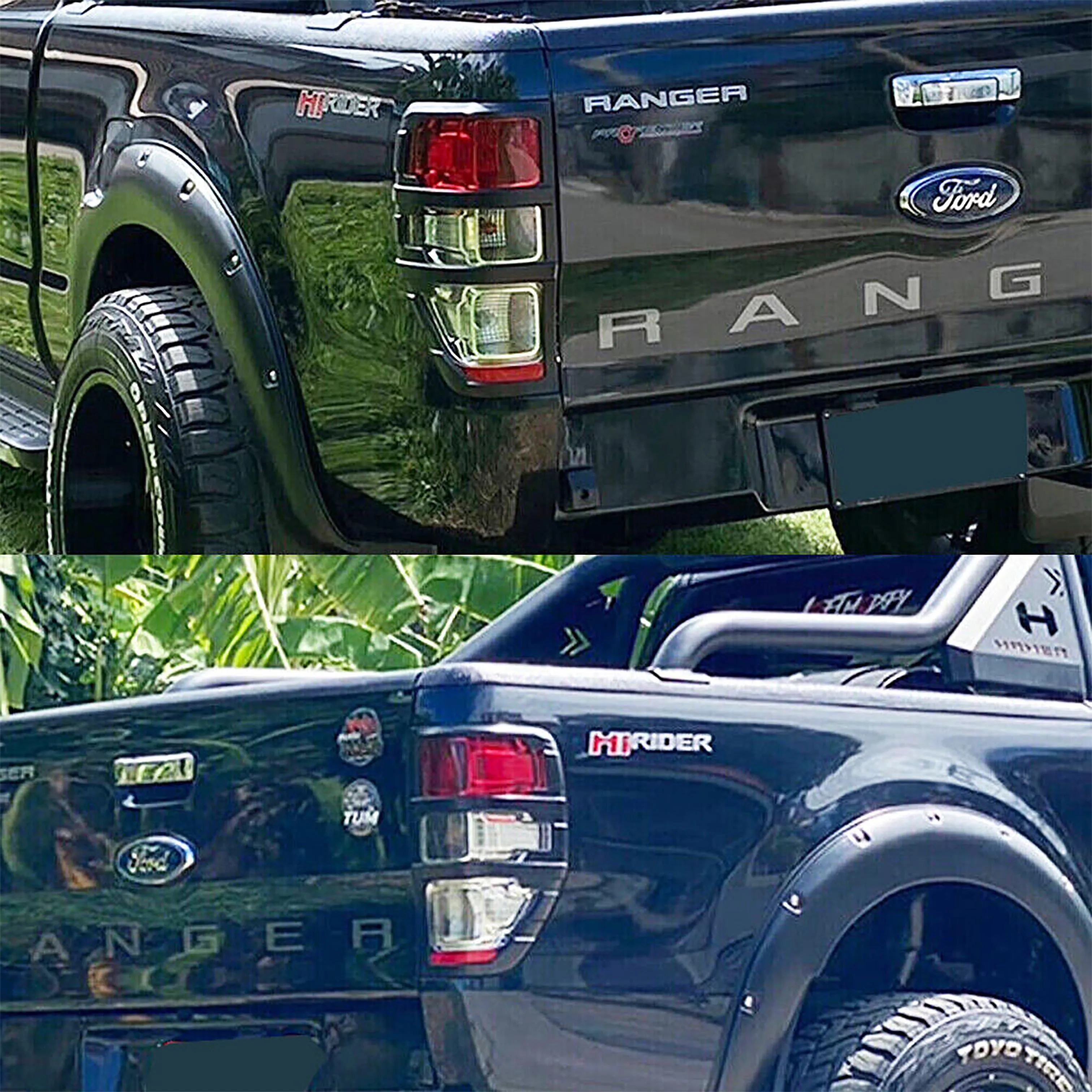 Задний фонарь задняя крышка заднего фонаря для Ford Ranger Raptor 2015 2016 2017 2018 2019 2020 2021