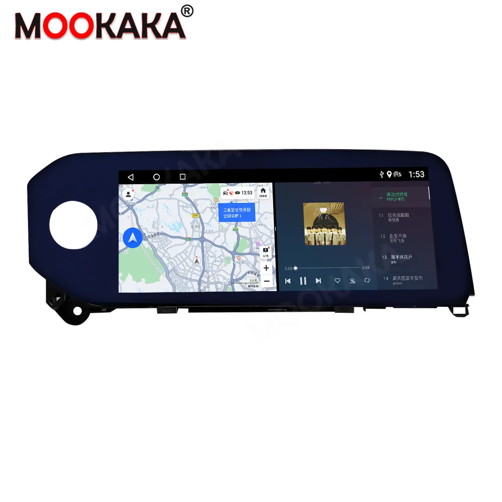 

12,3 "6 + 128G Android 11 радио для Lexus ES ES200 ES300h ES260 XV70 2022 GPS Navi Автомобильный мультимедийный плеер стерео головное устройство Autoradi