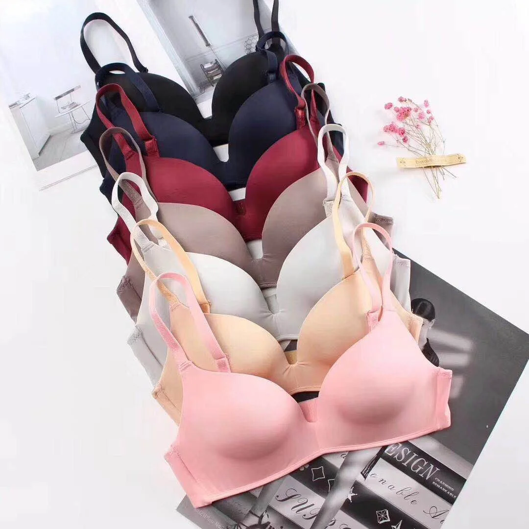 

Female Push Up Bra One-Piece Seamless Bras for Women Wireless Thin Strap Bralette Women's Bra Thin Underwear Sexy Lingerie