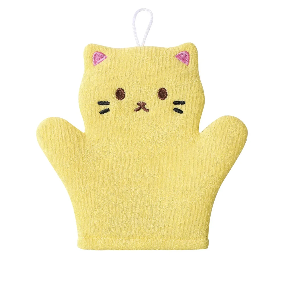 

Soft Gloves Comfortable Painless Cartoon Bath Towel Scrubbing Gloves Childrens Bath Towel Foaming Cute Baby Bath Accessories