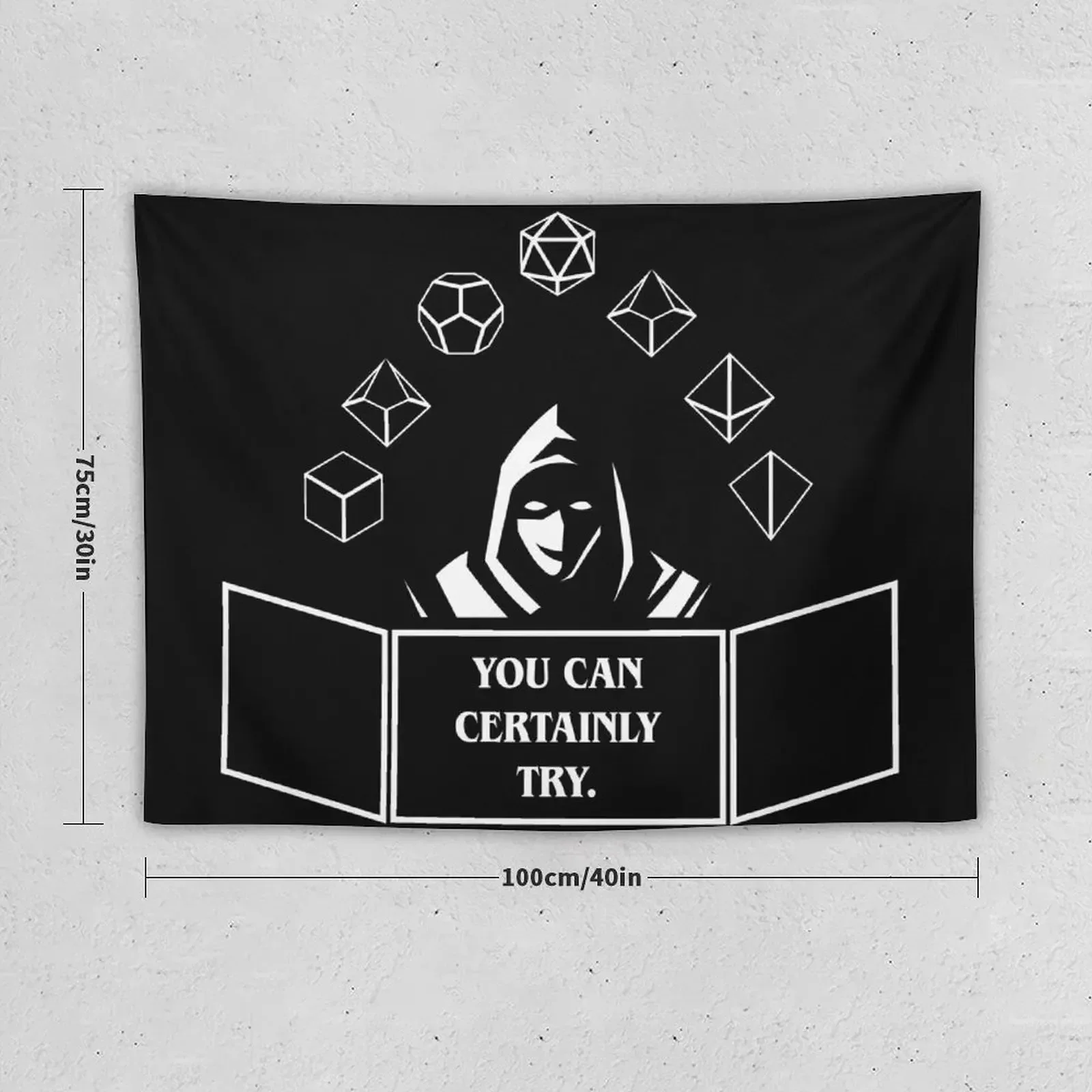 Набор для украшения дома настольный гобелен с рисунком сказочника и игральных