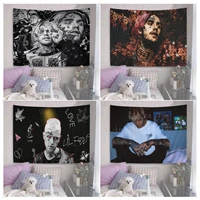 lil peep printed large wall tapestry hanging tarot hippie wall rugs dorm wall hanging home decor