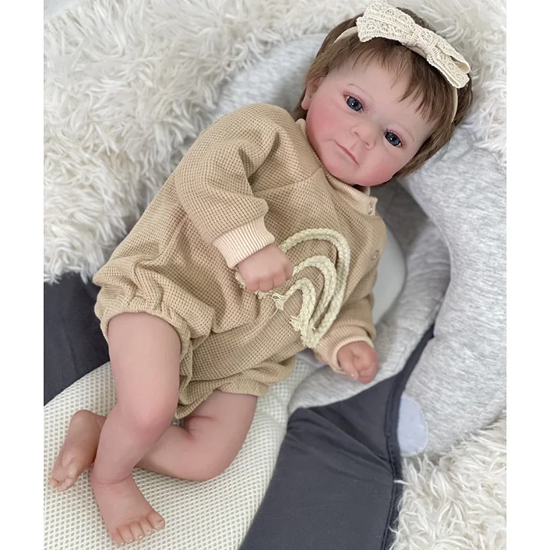 Кукла реборн Реалистичная мягкая на ощупь 48 см
