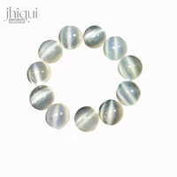 1pc round natural cats eye moonstone gemstone for diy fine jewelry making