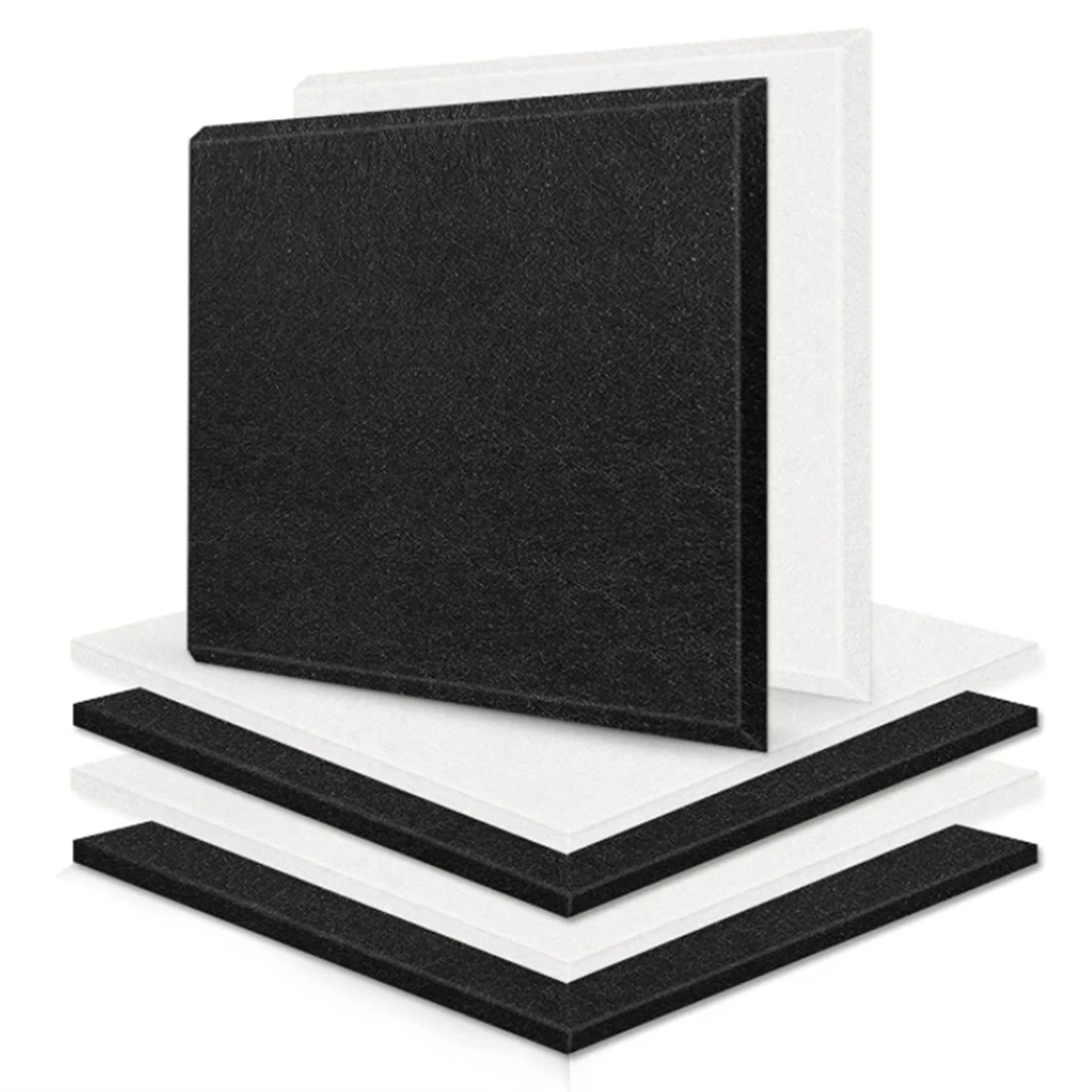 

6 Pack Acoustic Panels High Density Soundproof Wall Panels Sound Absorbing Tiles for Recording Studio,Ceiling,Office,Etc