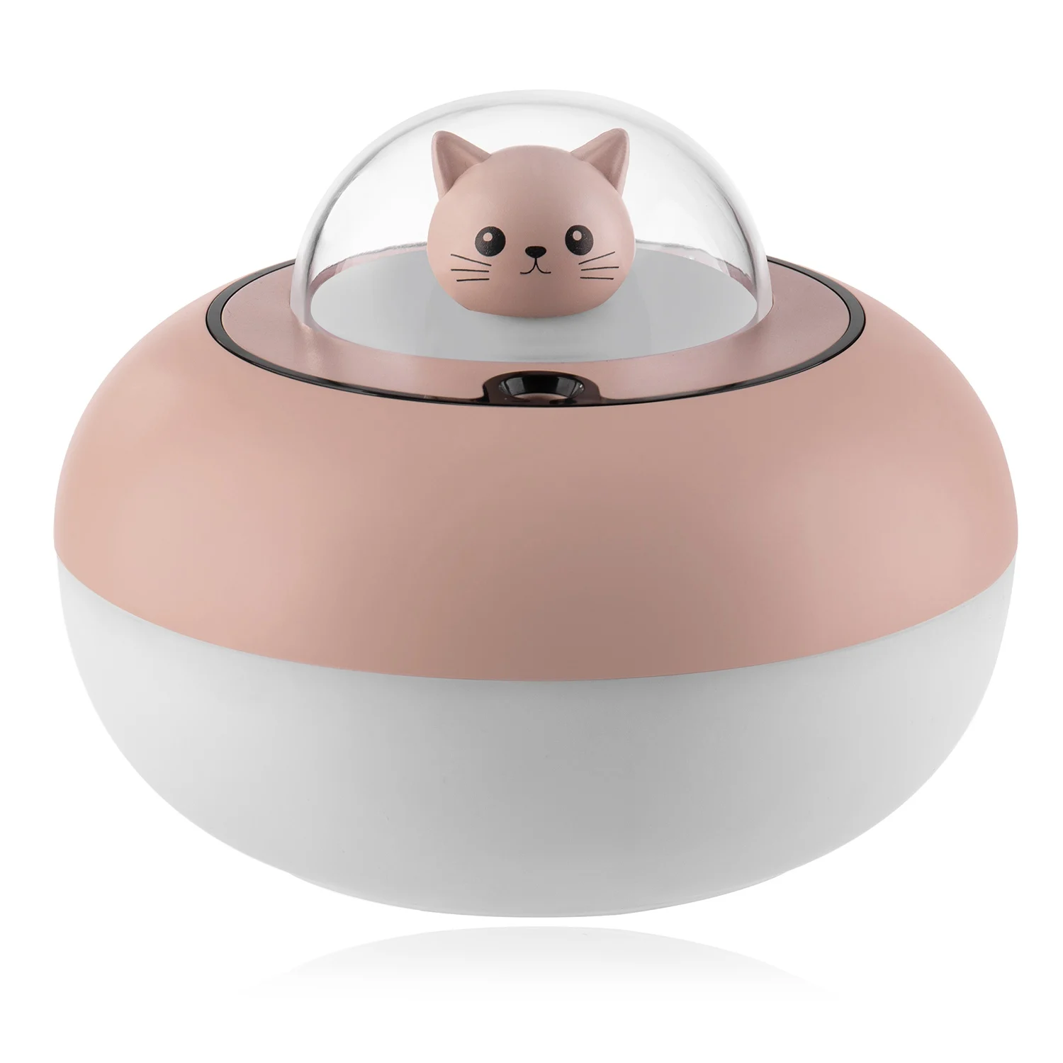 

Cute Cat Air Humidifier USB Aroma Essential Oil Diffuser Bedroom Humidificador Cool Mist Vaporizer LED Light for Home-B