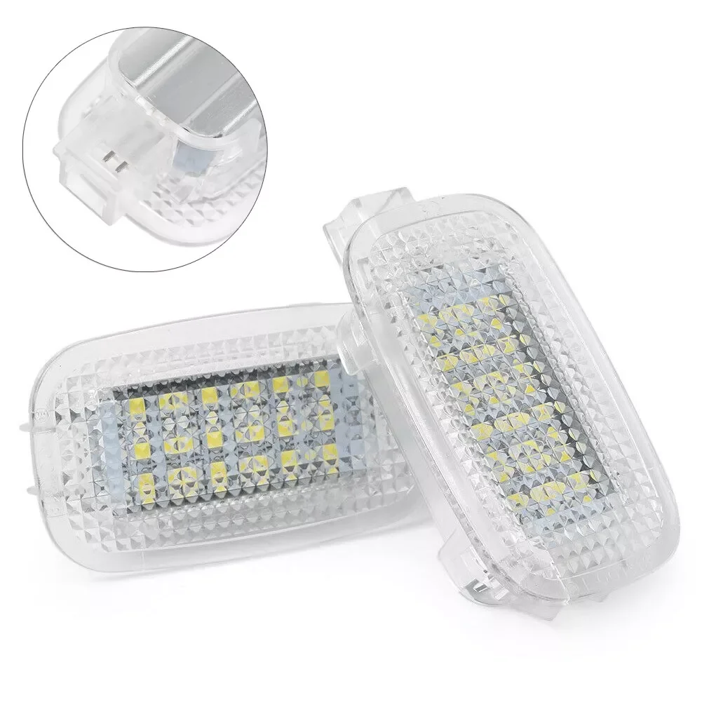 

1pair 7000K 3528 SMD LED Lights Car Door Courtesy Light For Mercedes-Benz W204 C SLS GLK CLK W212 W221 SL GL ML Car Light