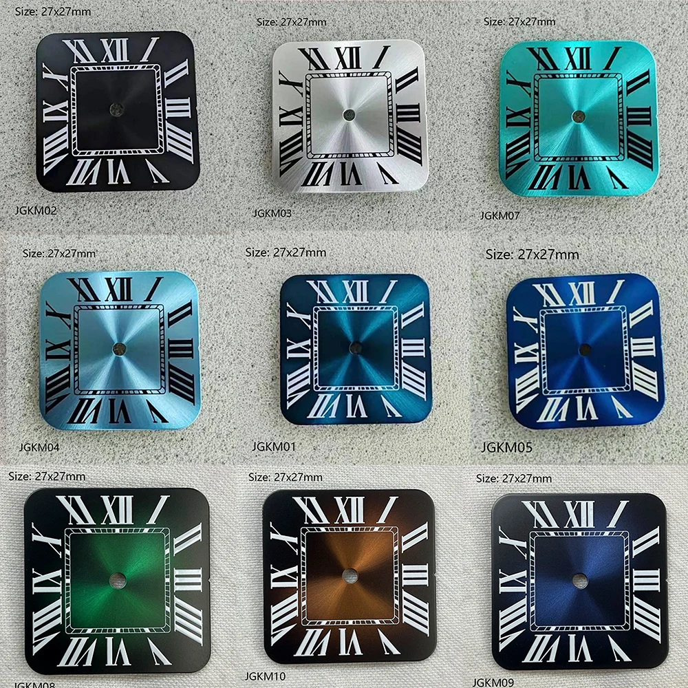27 мм * Пользовательский логотип шаблон стерильный циферблат Модернизированный