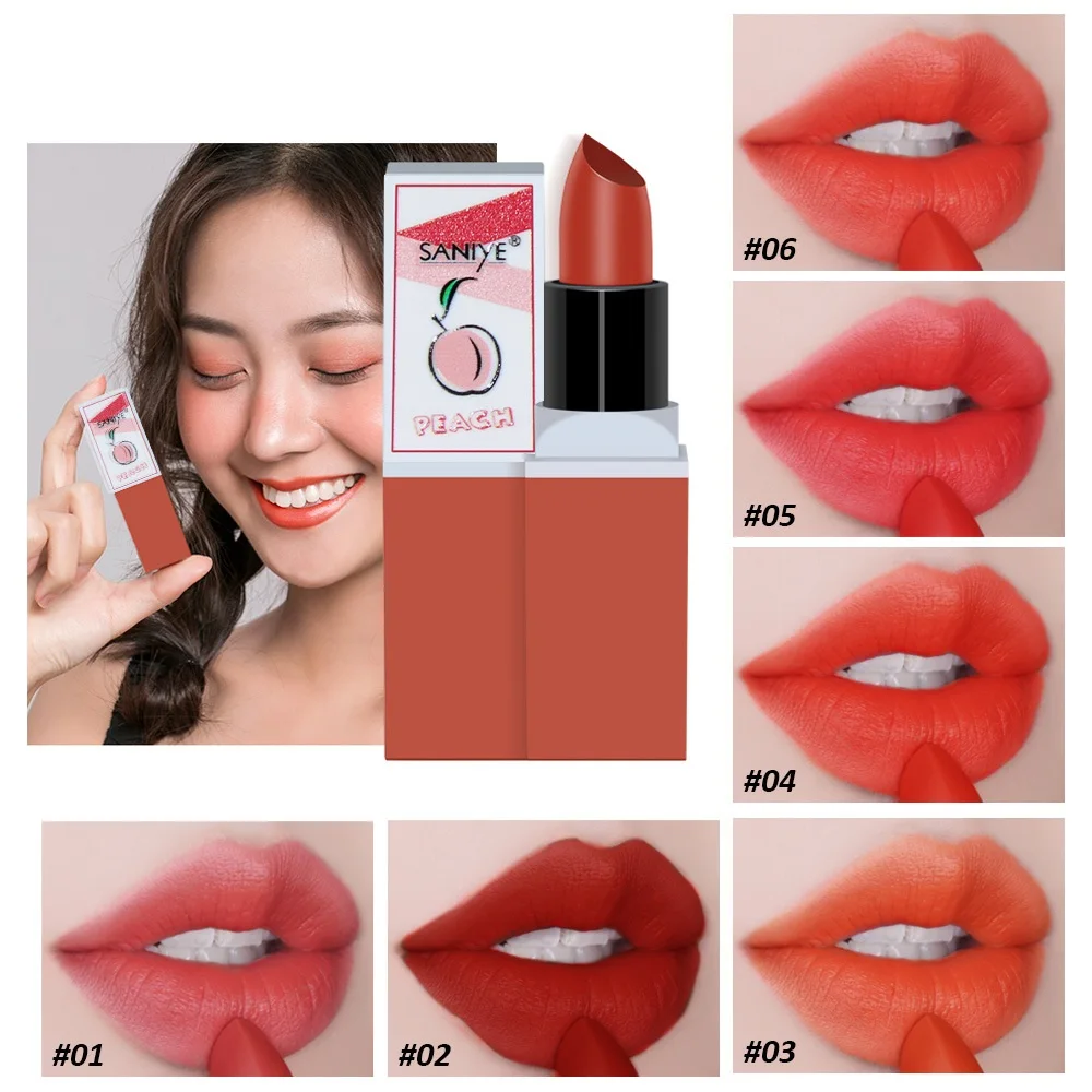 

Matt lipstick Soft Velvet Finish Lip Gloss Highly Pigmented Lasting Moisturize Matte Lipstick Professional Make-up for women
