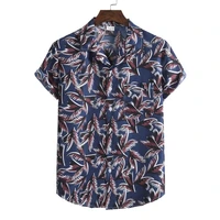 men clothing floral short sleeved hawaiian shirt printed shirt trend lapel casual beachwear camisa masculina %d0%b4%d0%bb%d1%8f %d0%bc%d1%83%d0%b6%d1%87%d0%b8%d0%bd 18%ef%bc%8b