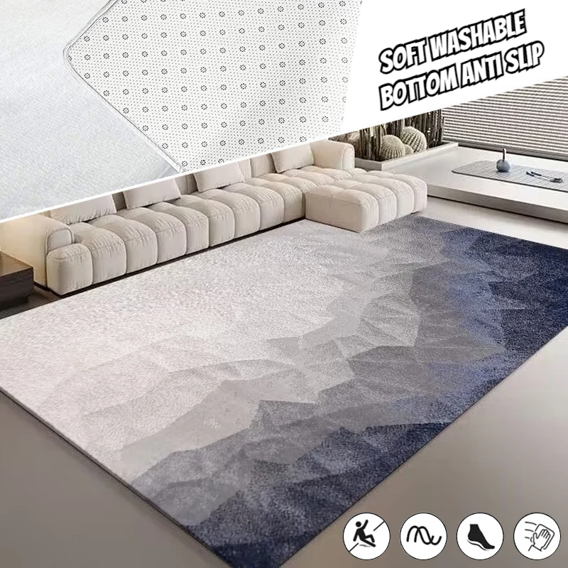 

Современные ковры с абстрактным изображением для гостиной, 160x230 см, украшение для комнаты, нескользящий напольный коврик, моющийся ковер для спальни, коврик для кровати, напольные коврики
