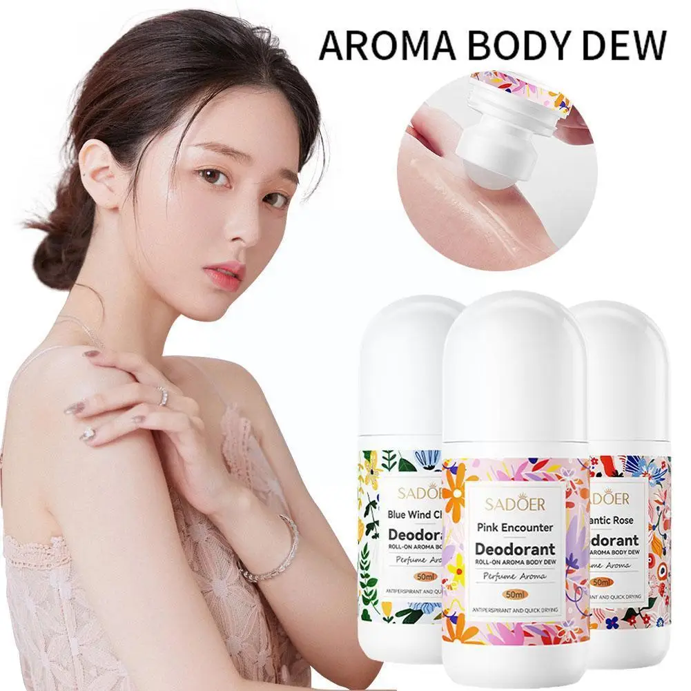 

1pc Pure Fruit Flower Aroma Fragrance Oil Rolling Beads Fragrant Long Lasting Underarm Odor Remover Rolling Beads For Summe D3X5