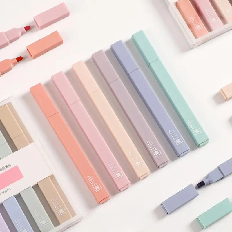 

Граффити-маркер с наклонной головкой, студенческий креативный маркер, ручка для защиты глаз, 11,5 × 13 см, флуоресцентный маркер-ручка с мягкой головкой