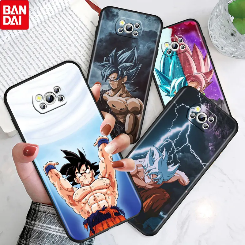 

Cartoon Dragon ball Hot Anime For Xiaomi Poco X3 NFC F3 GT M4 M3 M2 F2 F1 X2 Pro Silicone Soft Black Phone Case Funda Coque Capa