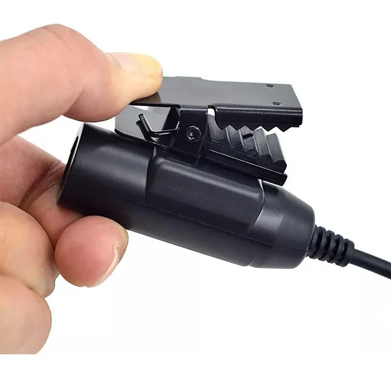 PTT Adapter Cable for Retevis RT29 RT87 RT48 RT47V RT82 RT83 Ailunce HD1 Motorola GP328Plus TELO E980 M6 Walkie Talkie Connector