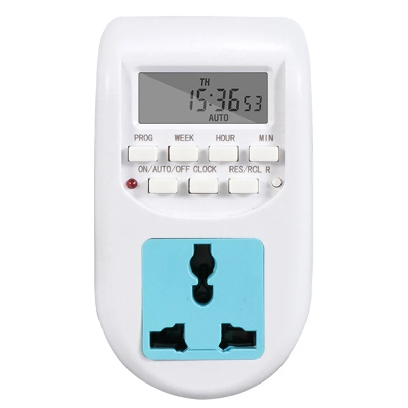 

LCD Digital Programmable Timer Switch Electronic Timer Socket Household Appliances For Home Garden Devices