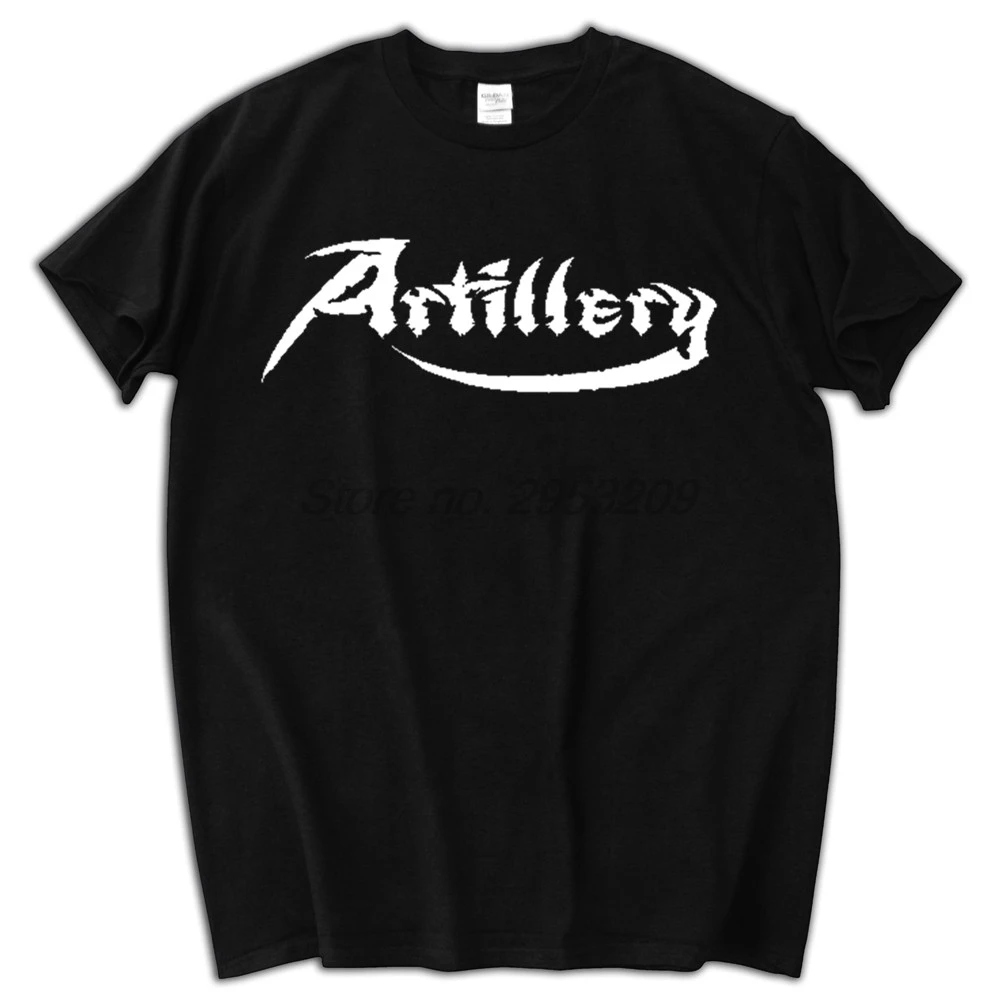 

ARTILLERY T-shirt New Black T shirt men fashion t-shirt Thrash Metal Band Logo summer style