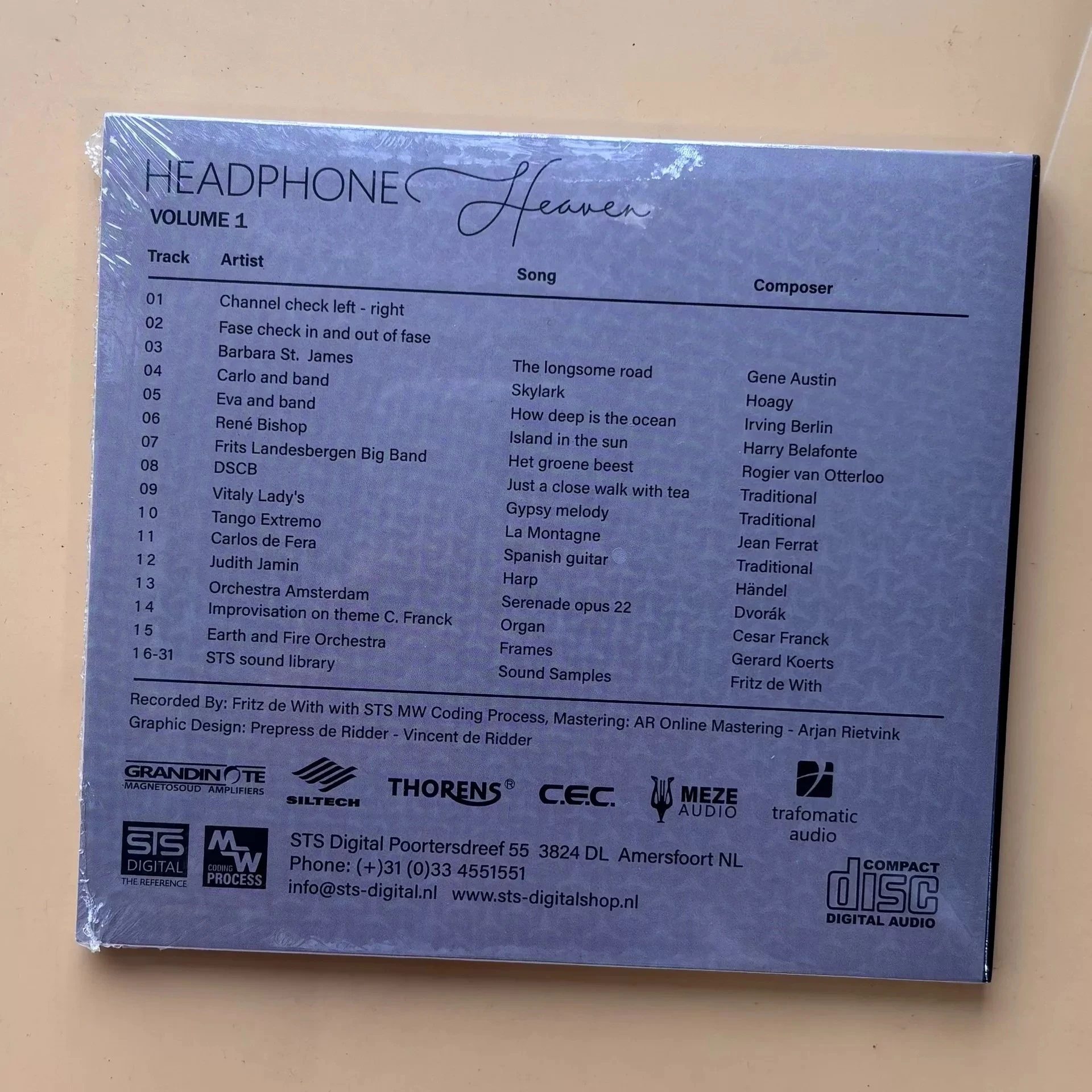 Музыкальный CD-диск Hip Hop Jazz Rock: Headphone Heaven Vol 1, альбом Skylark Music Record, для косплея, Walkman, автомобильных саундтреков, вечеринок, музыкальный бокс (art.: 3920d901da4a7) - 3920d901da4a7