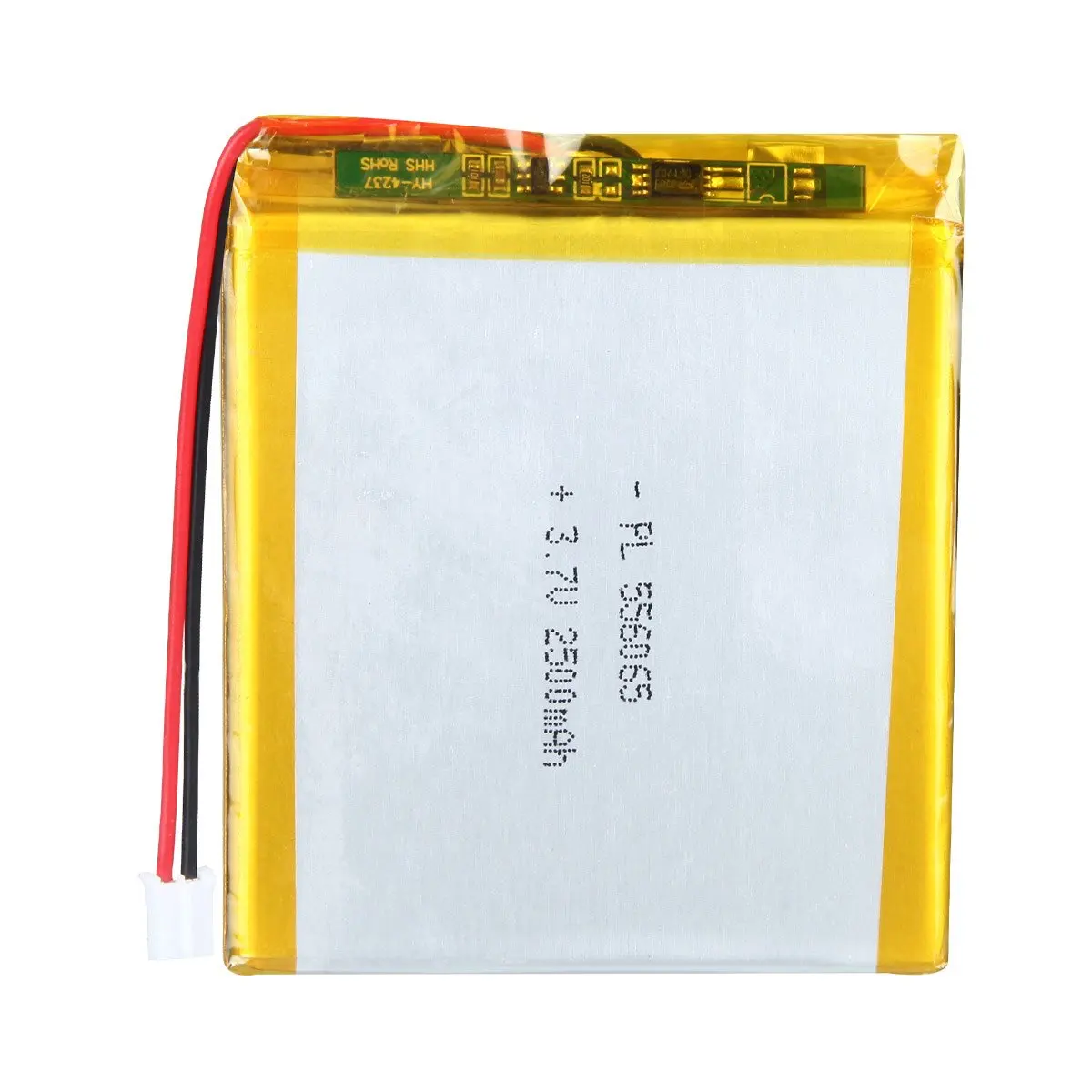 

3.7V 2500mAh 556065 Rechargeable Lipo Battery length 67mm