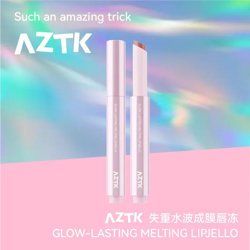 Увлажняющая зеркальная помада AZTK антипригарная стойкая увлажняющая светящаяся