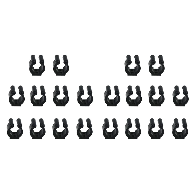 

20 Pcs Fishing Pole Rod Storage Clip/ Billiards Snooker Cue Locating Clip Holders/ Fishing Rod Storage Rack