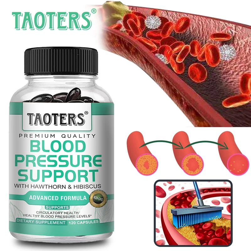 

TAOTERS Blood Pressure Support Supplement Capsules - Antioxidants Support Blood Pressure and Cardiovascular Health
