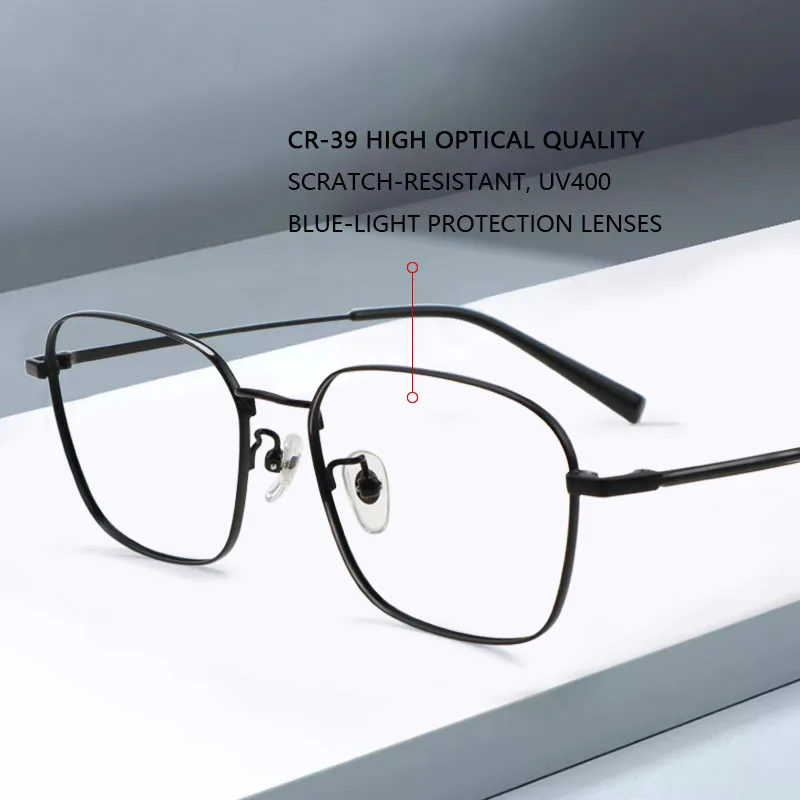 Ультратонкие титановые очки для чтения мужчин супер быстрое устройство
