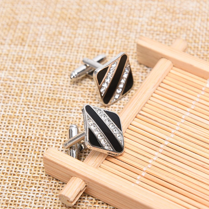 

Новые женские свадебные запонки, красные, черные французские запонки, ювелирные изделия