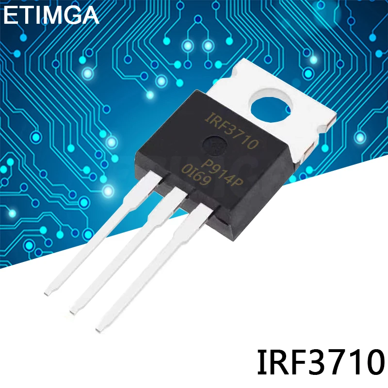 10 шт./лот IRF3710 TO220 IRF3710PBF TO-220 Новый и оригинальный IC