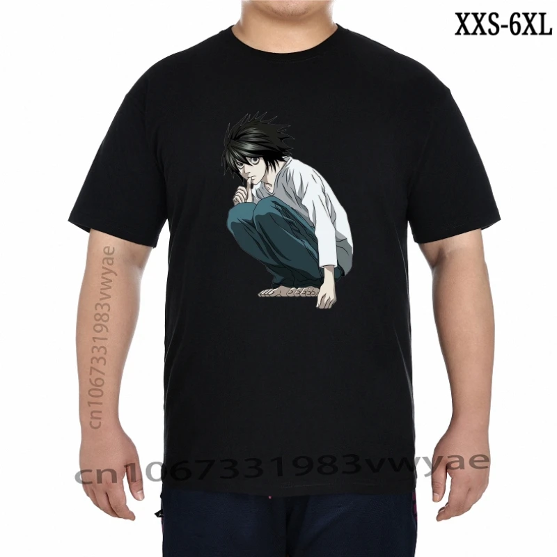 

Japanese Anime Manga Death Note Kira Ryuk Men 2023 Summer Fashion Top Selling ONeck Tee XXS-6XL