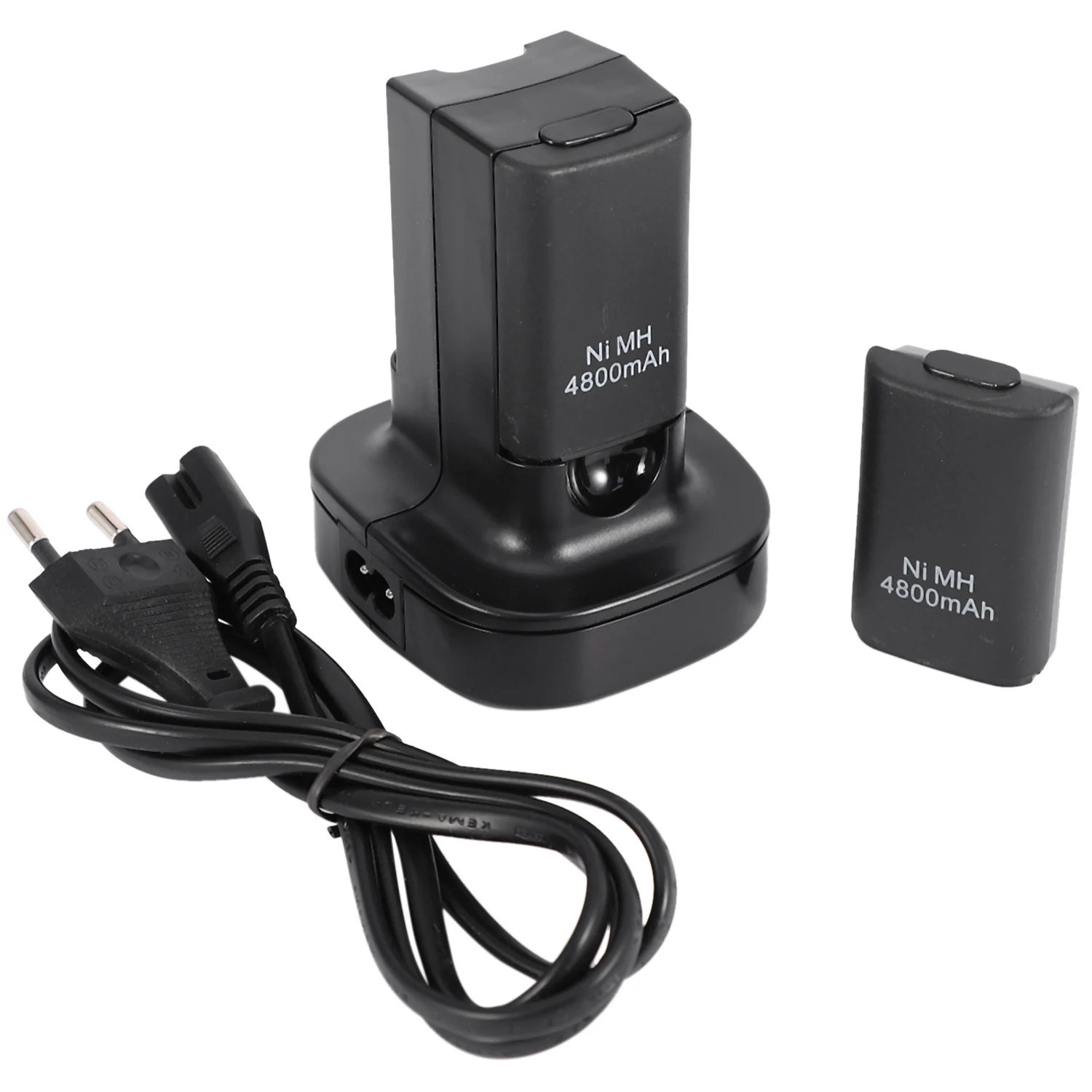 Двойное зарядное устройство док-станция с 2 шт. 4800 мАч перезаряжаемая батарея