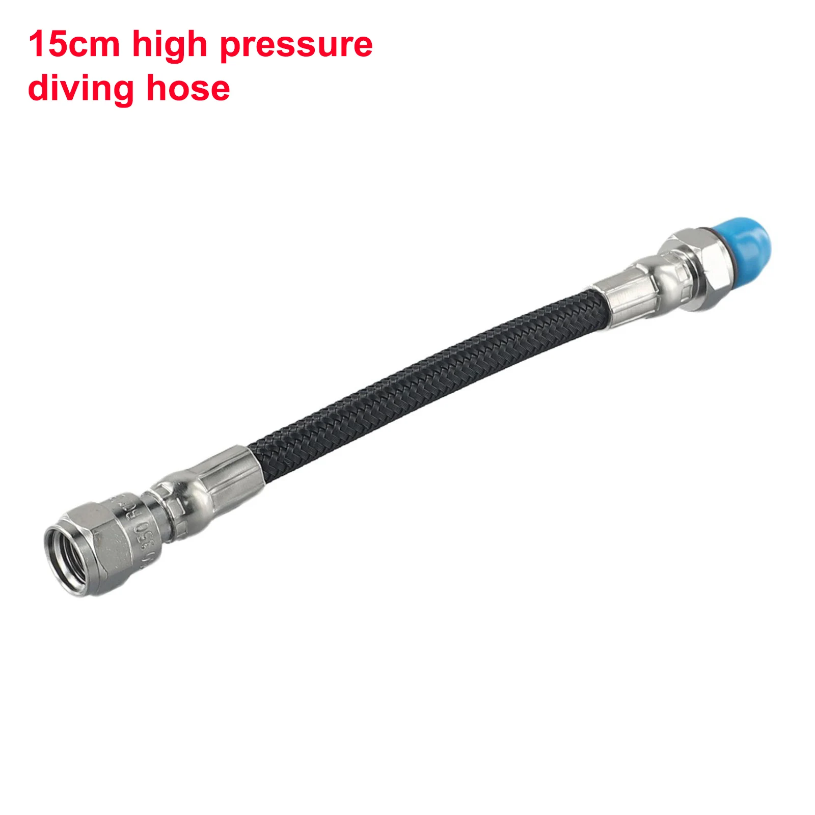 

Brand New High Pressure Hose Scuba Diving 50g Black Braided HP Hose Nylon Universal For SPG Gauge 1st Stage Gauge