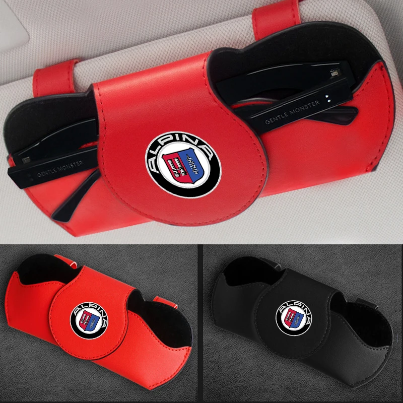 

Автомобильный многофункциональный держатель для солнцезащитных очков, зажим для очков Alpina BMW M 3 5 6 X1 X3 X5 X6 Z E46 E39 E60, автомобильные аксессуары